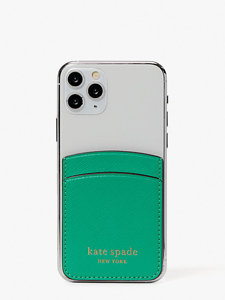 Kate Spade Spencer Double Sticker Pocket In Yucca
