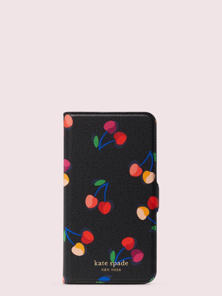 Spencer Cherries Iphone 11 Pro Max Magnetic Wrap Folio Case | Kate Spade  New York