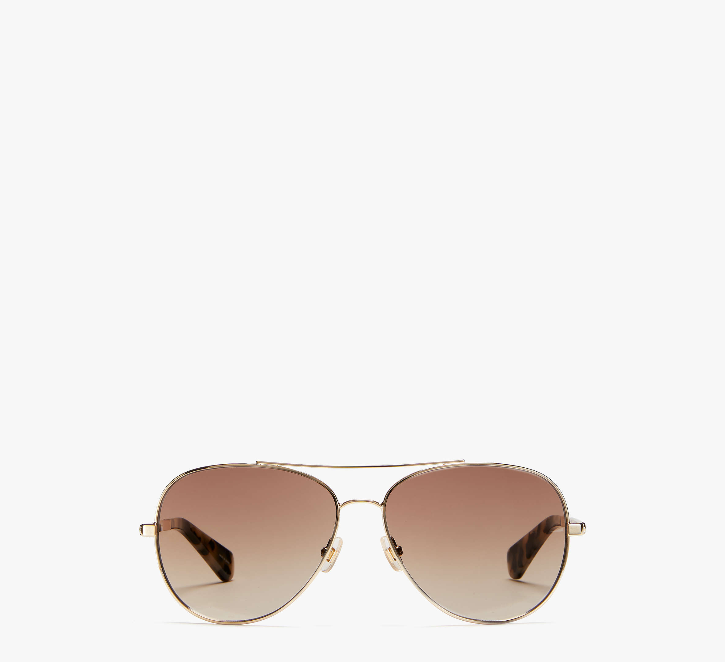 Shop Kate Spade Avaline Sunglasses In Gold