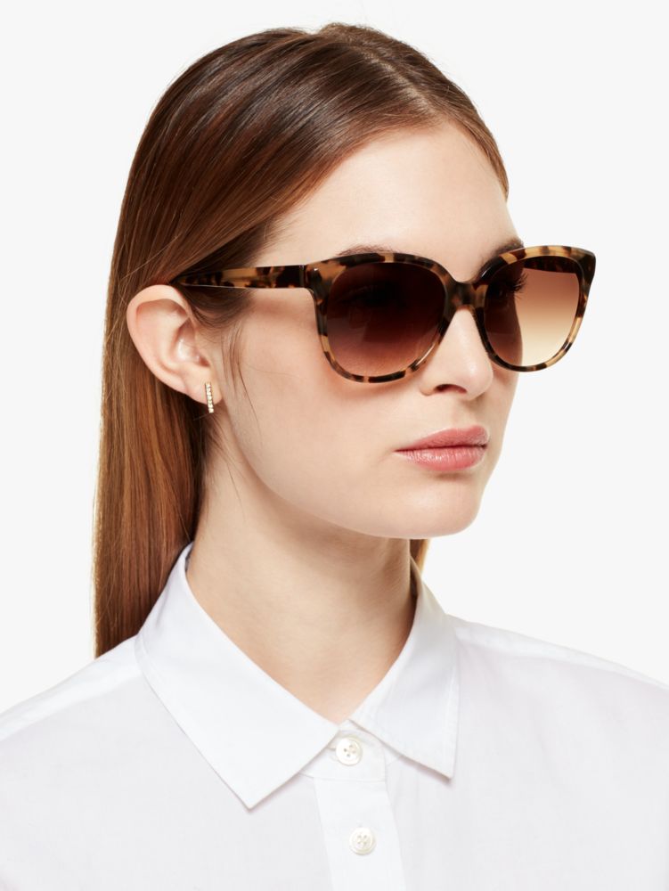 Women's camel tortoise bayleigh sunglasses | Kate Spade New York Ireland