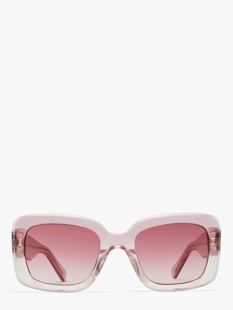 Shop Kate Spade Bellamys Sunglasses In Pink