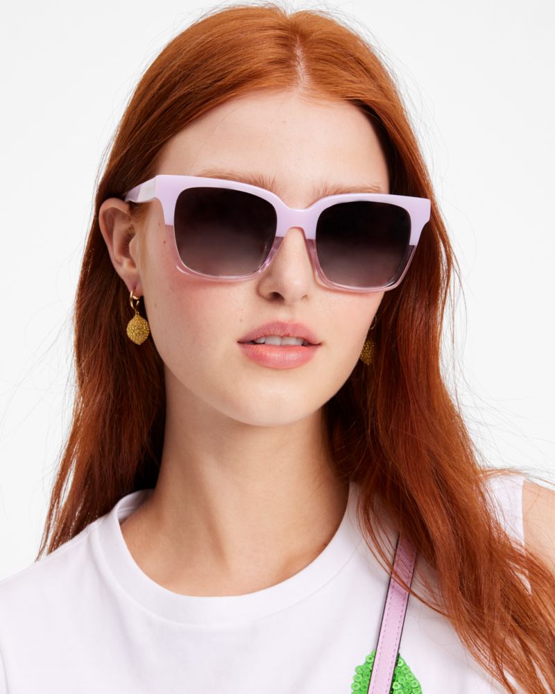 Kate Spade Harlow Sunglasses In Violet