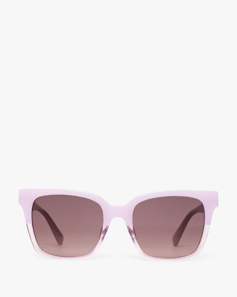 Shop Kate Spade Harlow Sunglasses In Lilac Petal