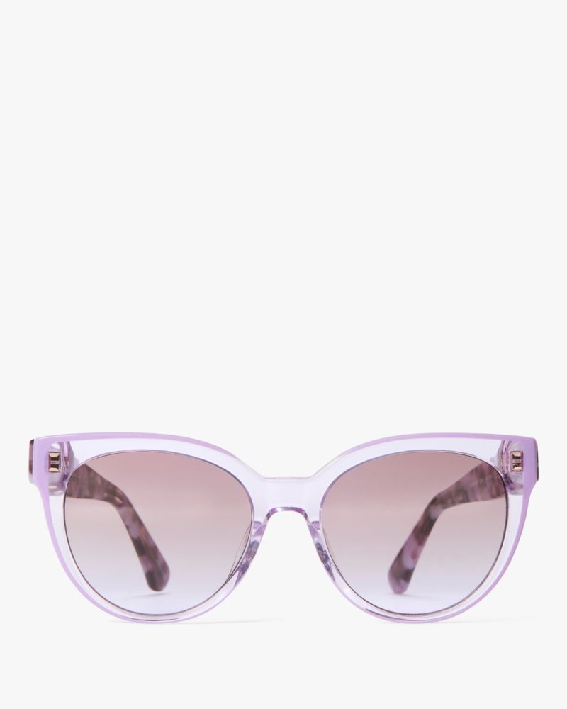 Shop Kate Spade Javana Sunglasses In Violet
