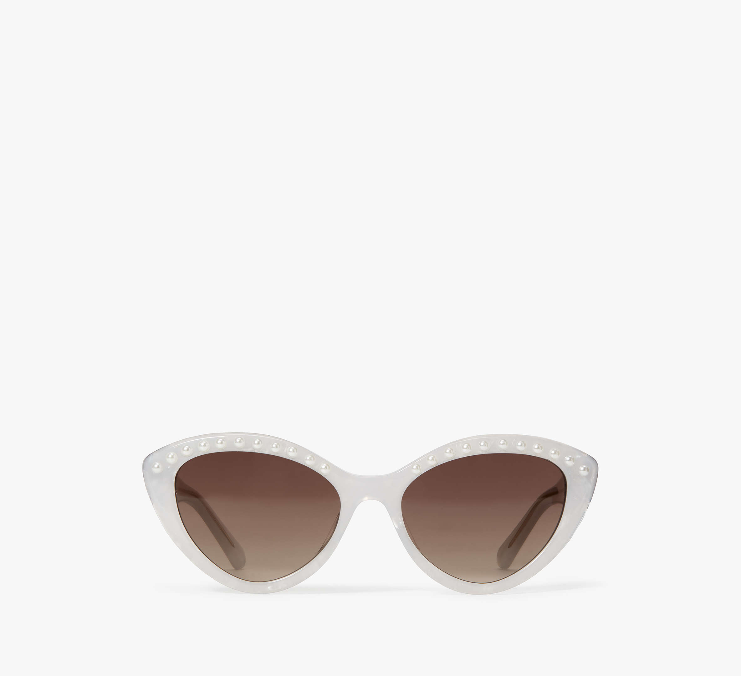 Shop Kate Spade Juni Sunglasses In White