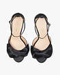 Bridal Bow Sandals, Black, Product