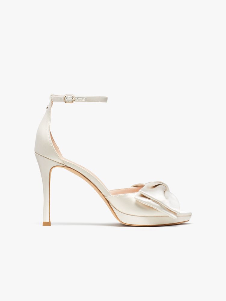 Kate Spade Bridal Bow Sandals. 1