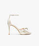 Bridal Bow Sandals, Ivory, ProductTile