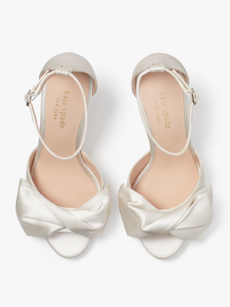 Kate Spade Bridal Bow Sandals. 3