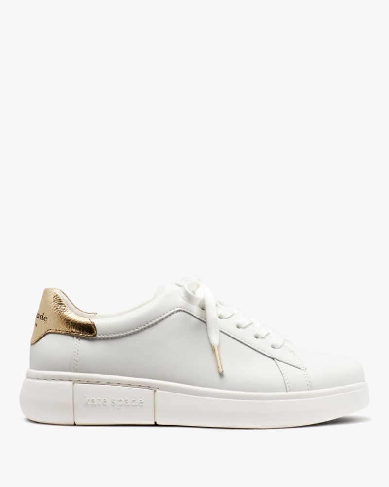 Women's gold lift sneakers | Kate Spade New York UK