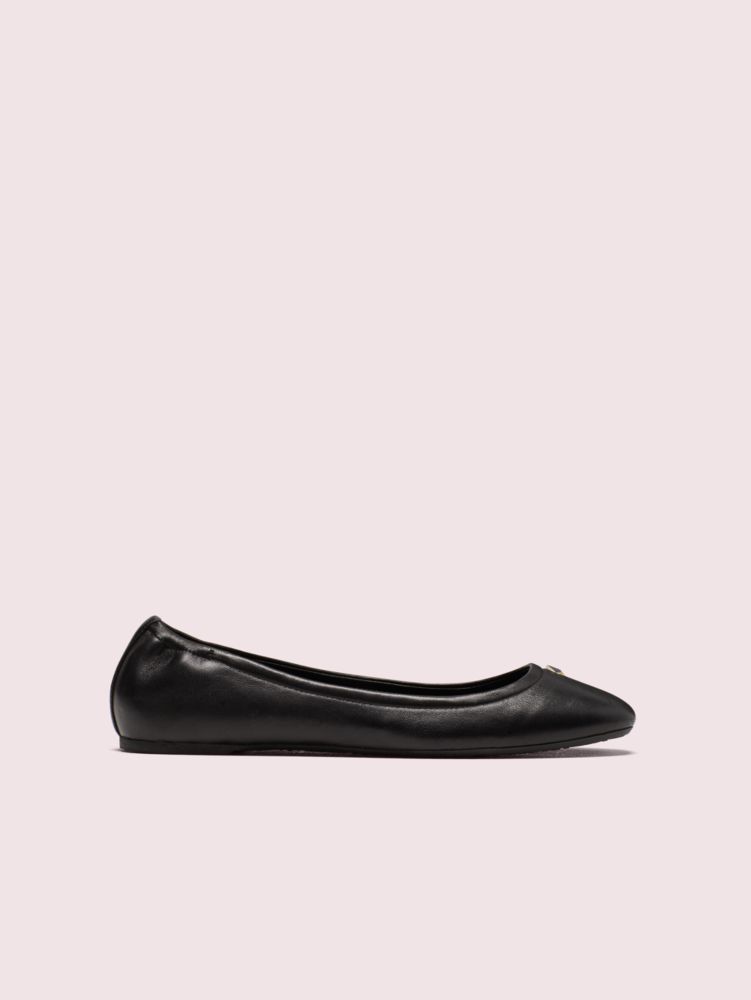 Women's black kora flats | Kate Spade New York Ireland