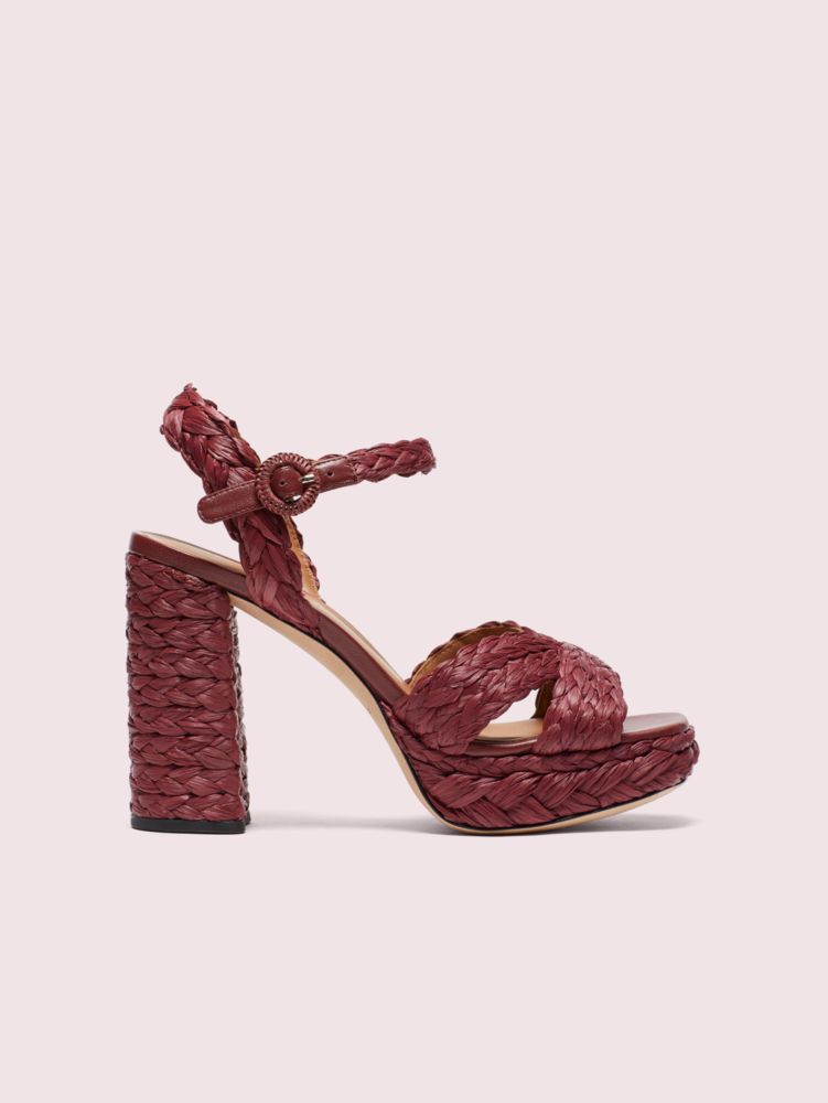 Disco Raffia Platform Sandals | Kate Spade New York