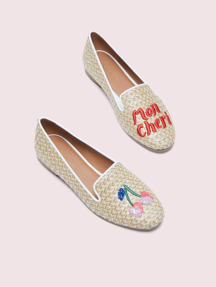 kate spade patent loafers
