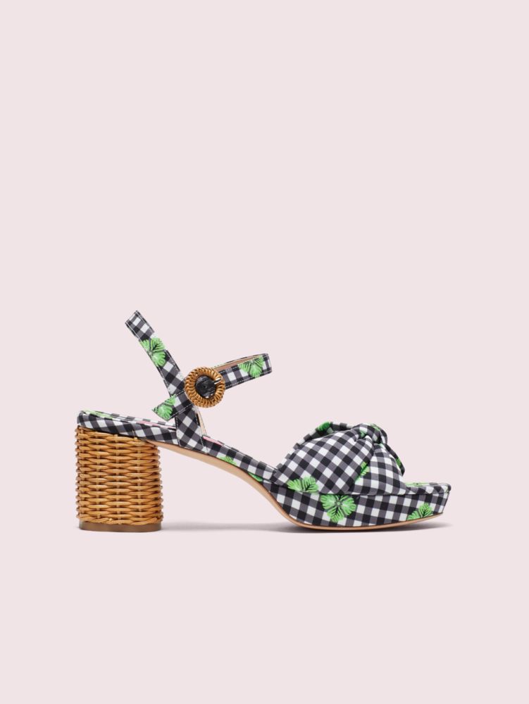 wicker platform sandals