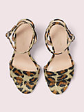 odele leopard raffia sandals, , s7productThumbnail