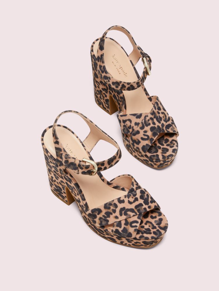 bamboo leopard sandals