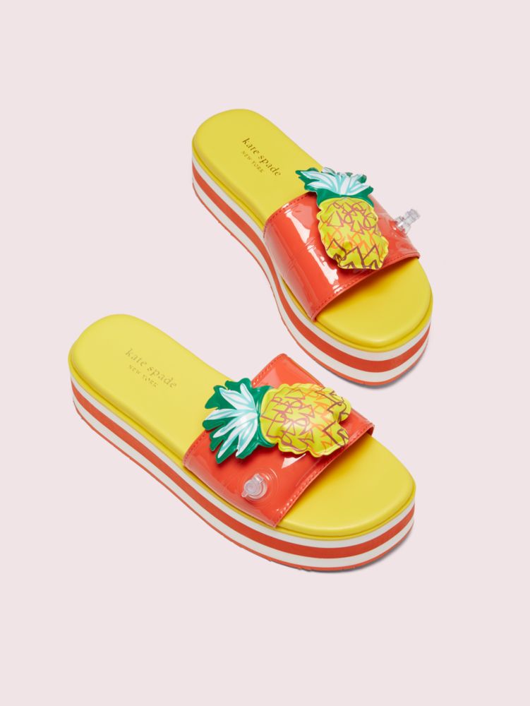 kate spade pineapple flip flops