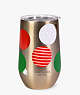 Christmas Balls Stainless Steel Wine Tumbler, Multi, ProductTile