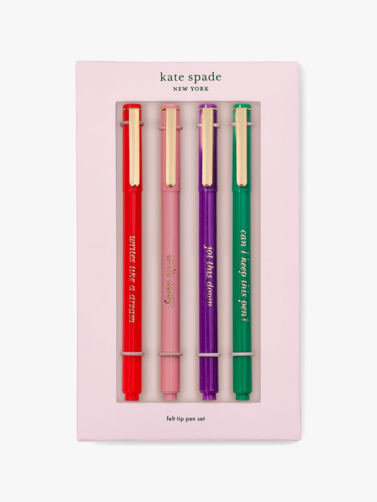 Write Away Felt Tip Pen Set Kate Spade New York
