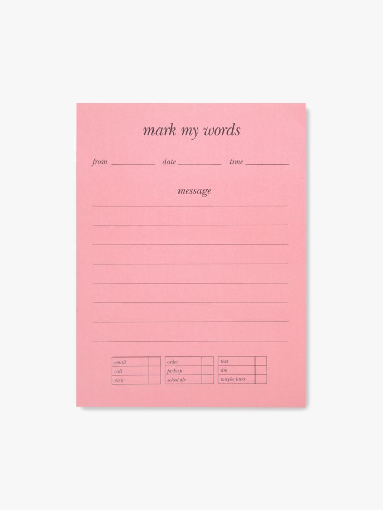 Mark My Words Notepad | Kate Spade New York