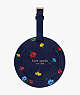 Garden Toss Luggage Tag, Navy, ProductTile