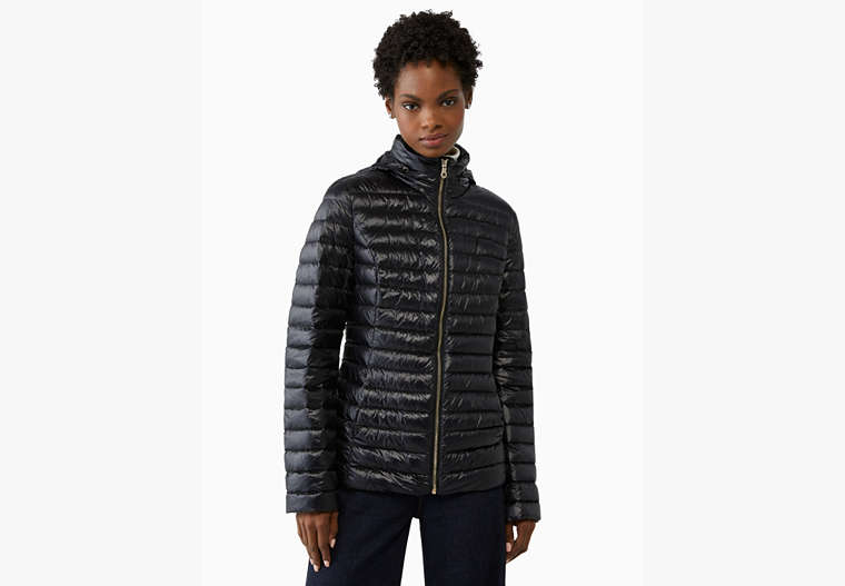 Packable Down Jacket, Black, Product image number 0