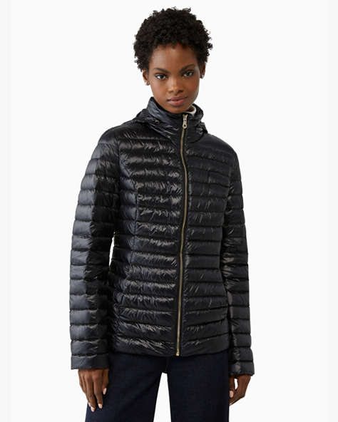Kate Spade,packable down jacket,Nylon,60%,Black