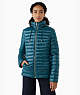 Packable Down Jacket, Peacock Sapphire, ProductTile