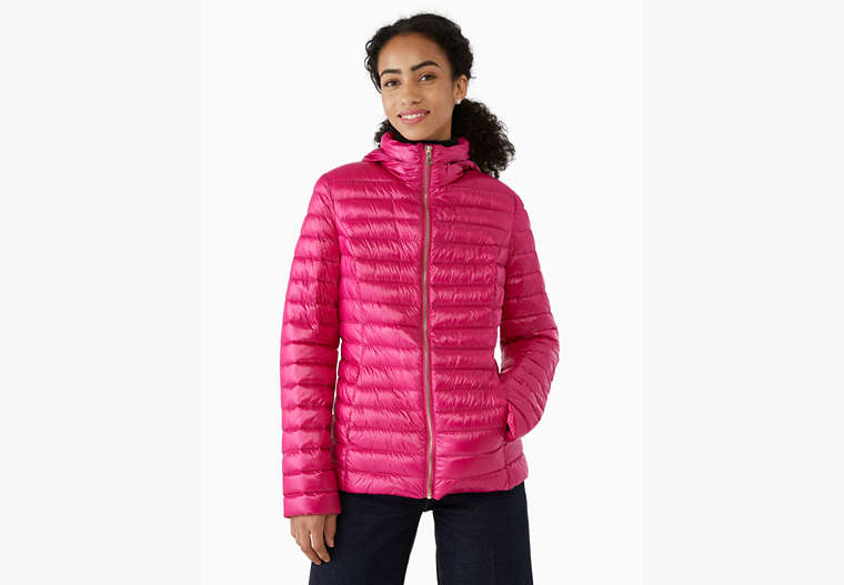 Packable Down Jacket, Festive Pink, Product image number 0