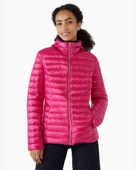 Packable Down Jacket, Festive Pink, ProductTile