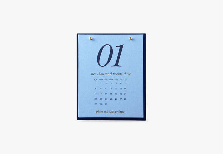 2023 Desktop Calendar, Navy, Product