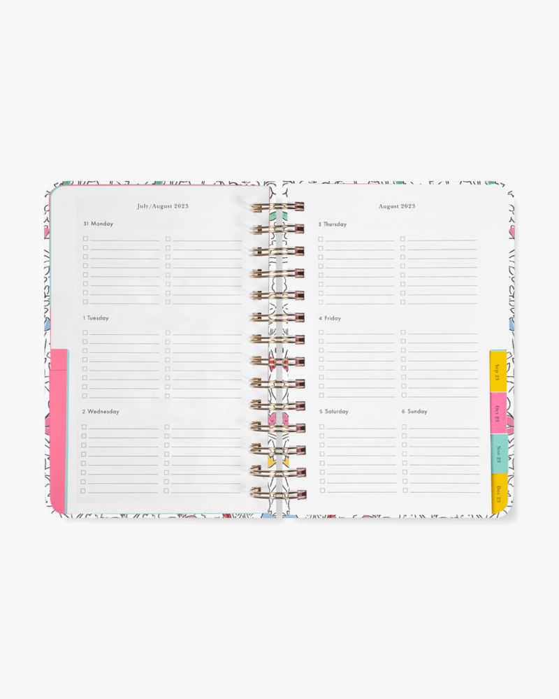 Kate Spade Tropical Flora 2023-24 17-Month Medium Planner. 4