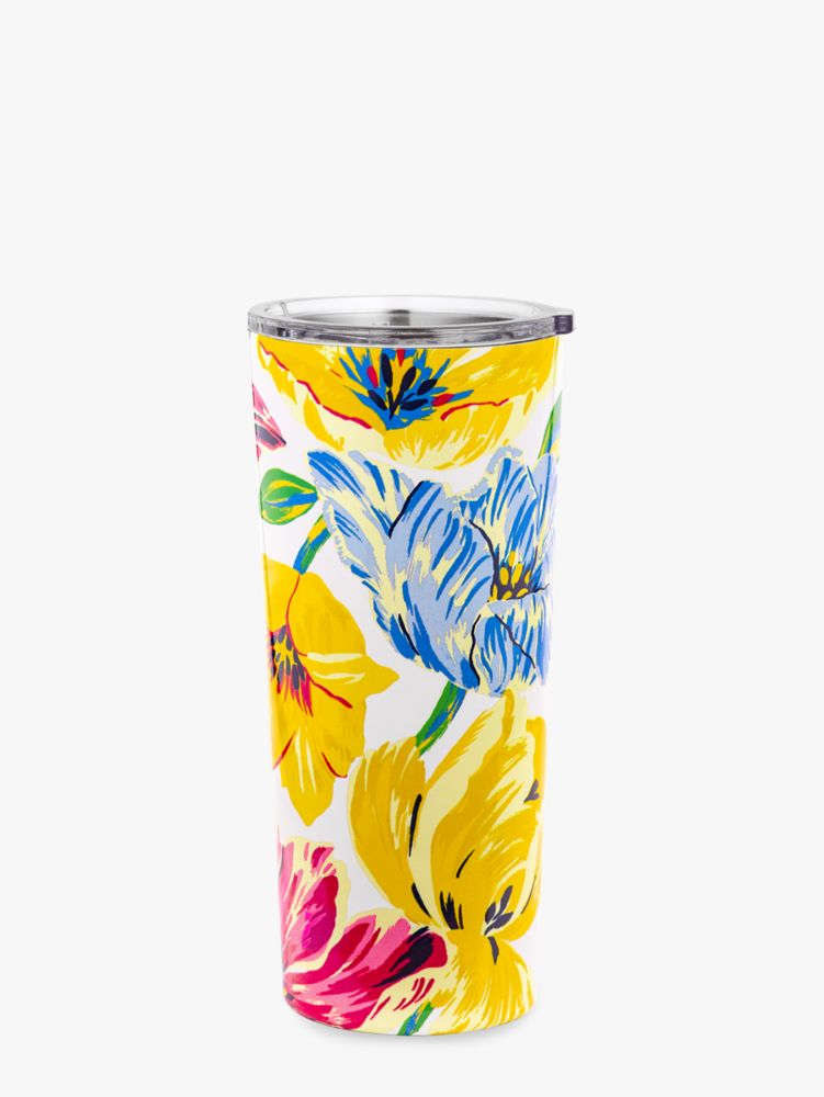 Kate Spade Tulips 24oz Stainless Steel Tumbler. 1