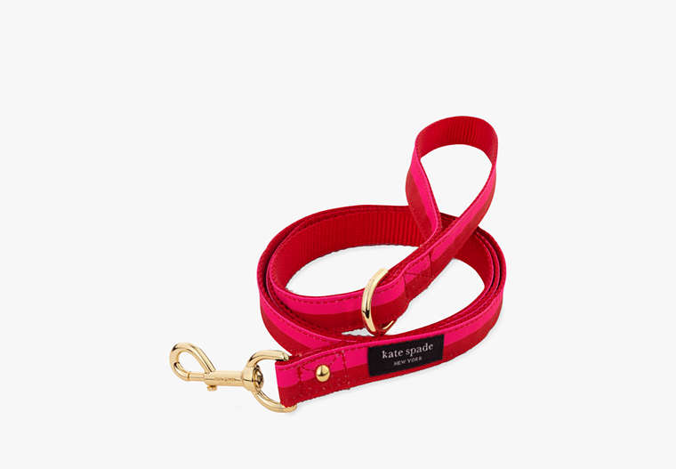 Kate Spade,Colorblock Leash,Red Gold image number 0