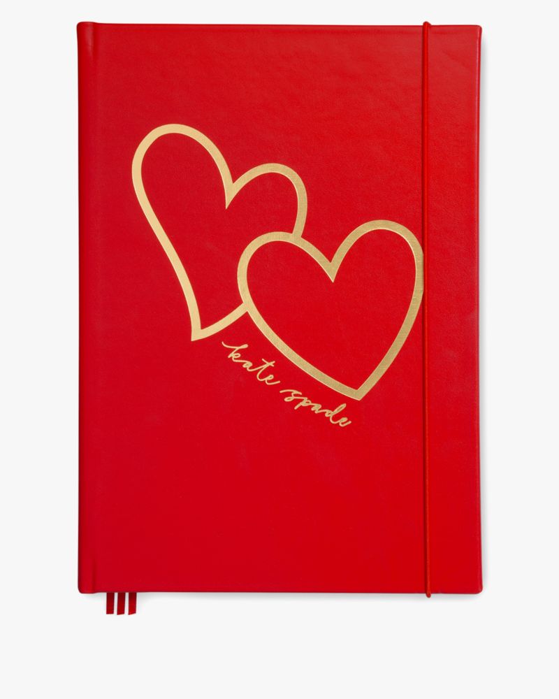 Brush Hearts Take Note XL Notebook