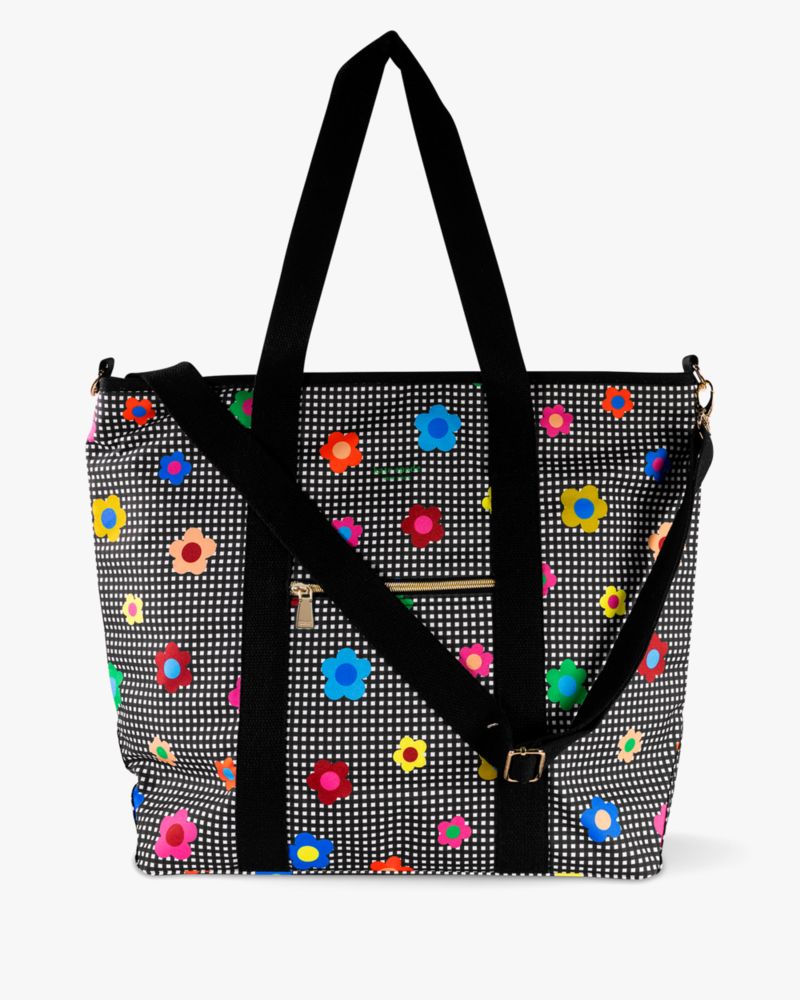 Gingham Garden Cooler Tote