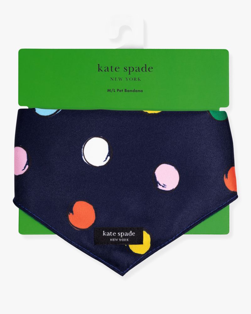 Watercolor Dot Pet Bandana M/l