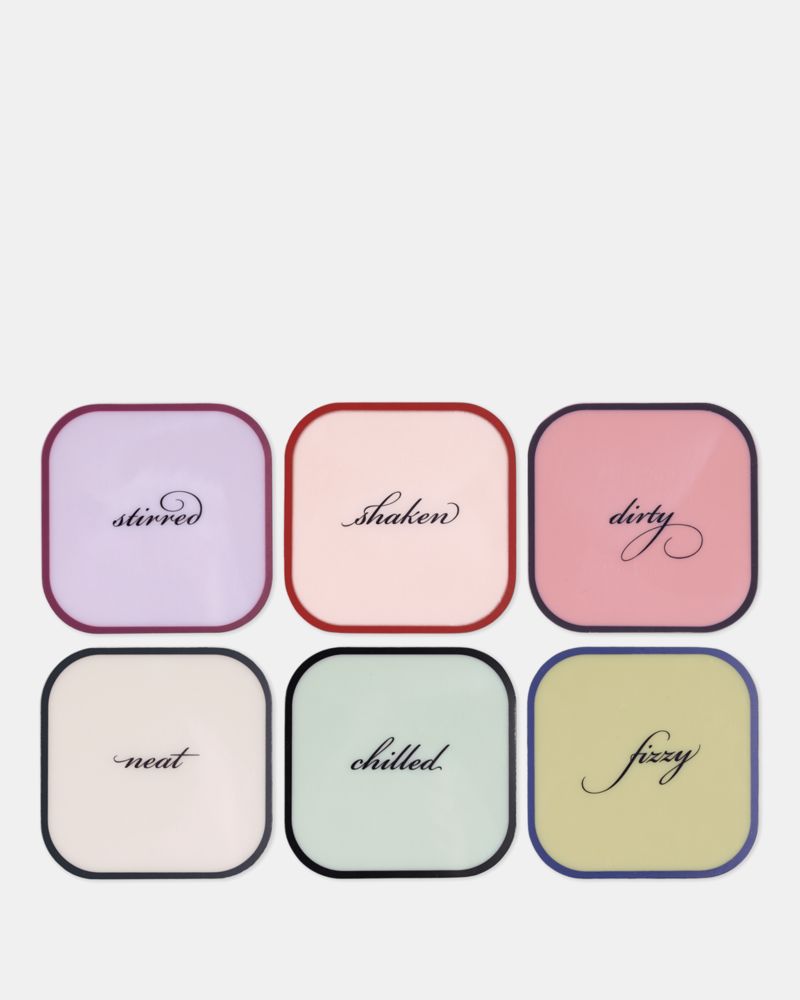 Kate Spade Acrylic Coaster Set