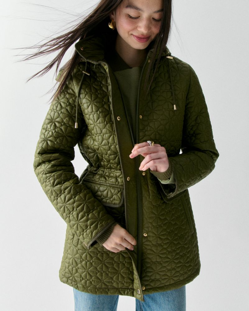 Floral Embroidered Denim Jacket | Kate Spade Outlet
