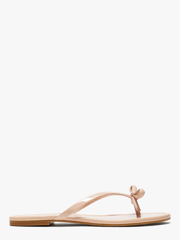 Kate Spade Petit Flip-flops In Peach Shake