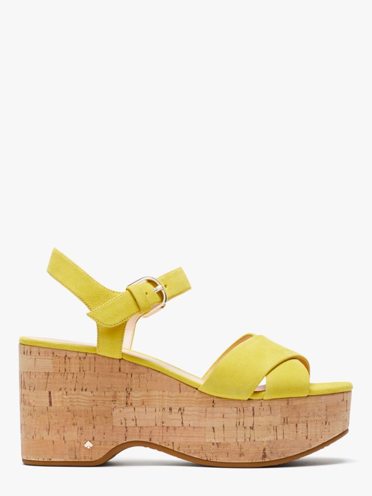 Jasper Platform Wedges, Yellow Sesame, ProductTile