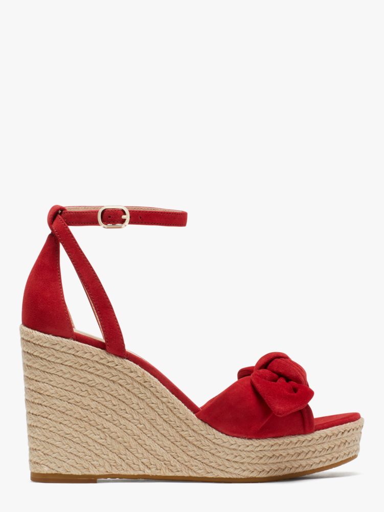 KATE SPADE TIANNA ESPADRILLE WEDGES,9.5