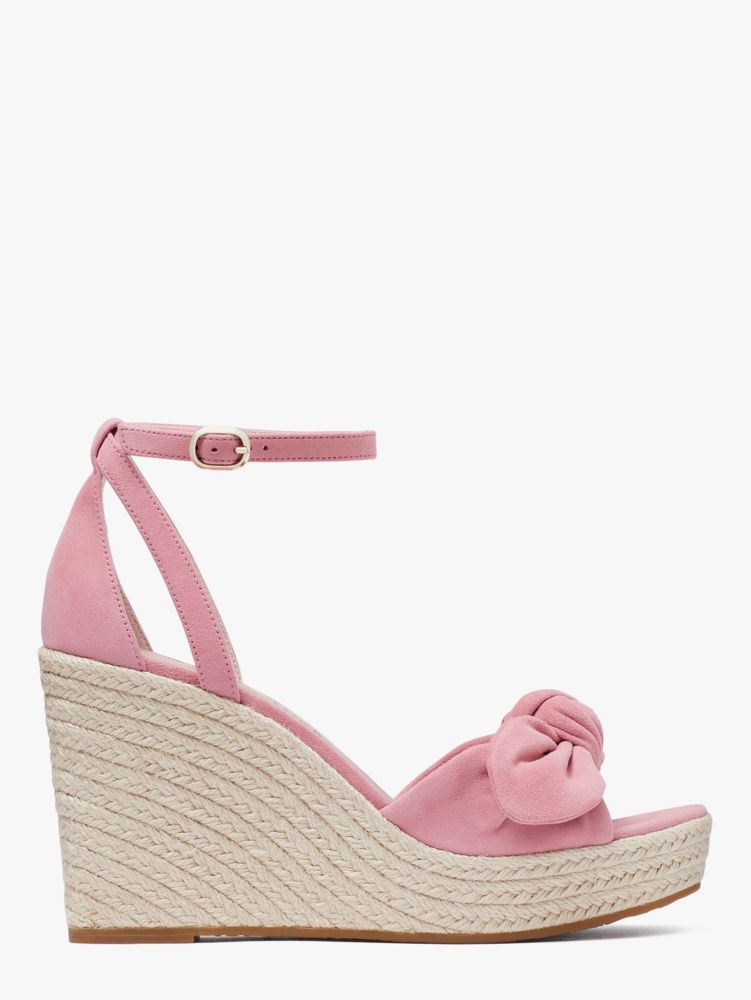 Kate Spade Tianna Platform Wedges In Rose Otto