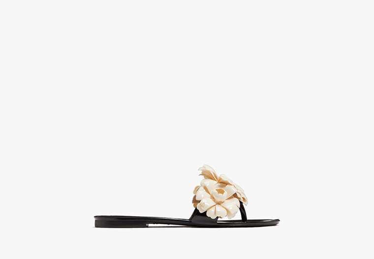 Jaylee Slide Sandals, Black/French Cream, Product image number 0