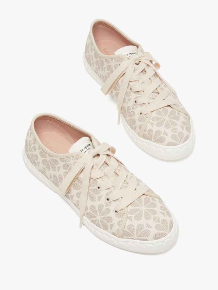 Vale Spade Flower Coated Canvas Sneakers | Kate Spade New York