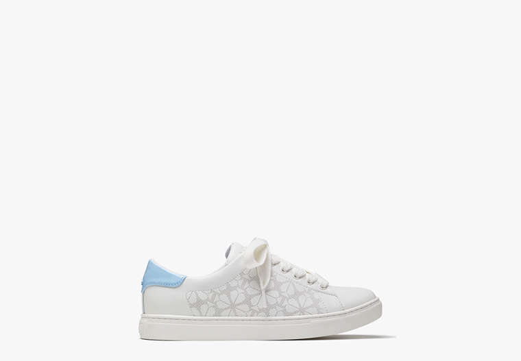 Audrey Sneakers, Optic White/Celeste Blue, Product image number 0