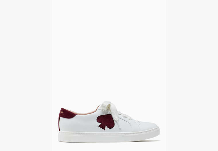 Fez Sneakers, Optic White/Cranberry, Product