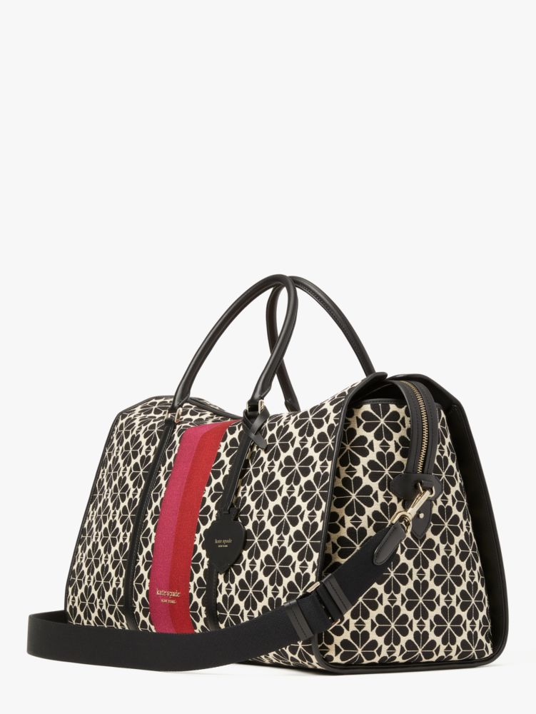 Spade Flower Jacquard Stripe Large Weekender Bag | Kate Spade New York