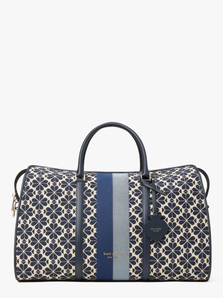 Spade Flower Jacquard Stripe Large Weekender Bag | Kate Spade New York