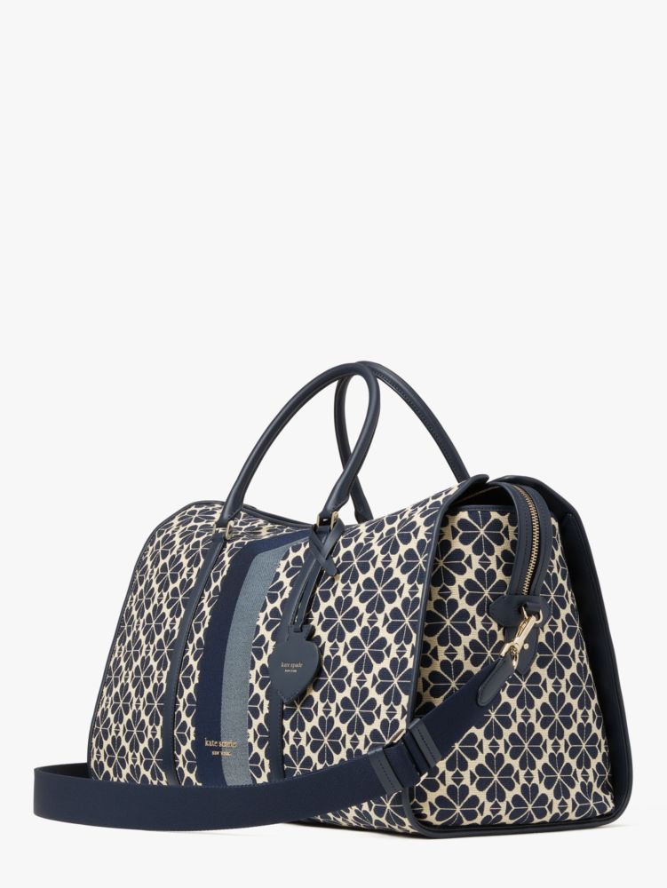 Spade Flower Jacquard Stripe Large Weekender Bag | Kate Spade New York